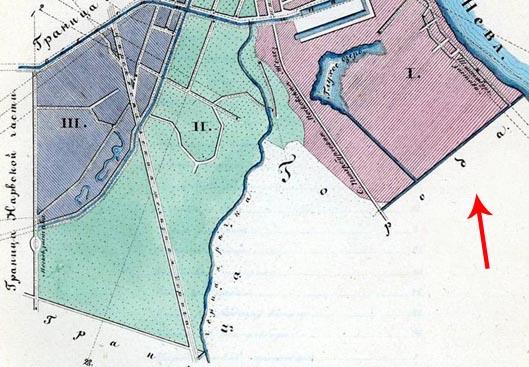 Фрагмент карты 1849 г.