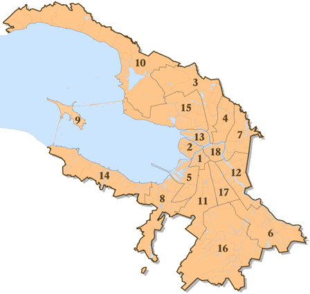 районы Петербурга