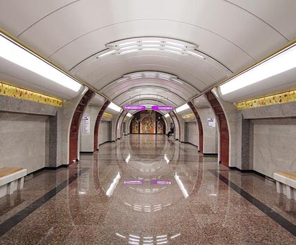 Bucharestskaya subway station