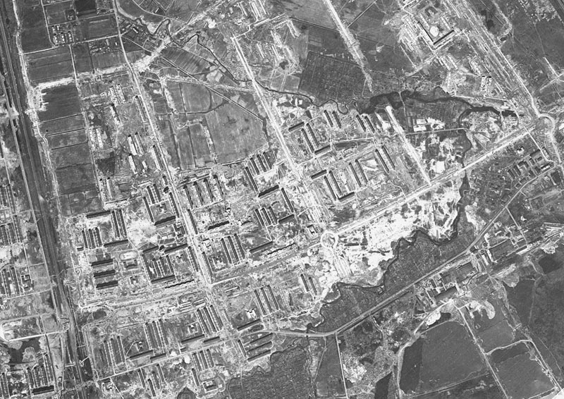 Фрагмент спутникового снимка 1966 года 