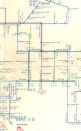 Схема транспорта 1973 г. 