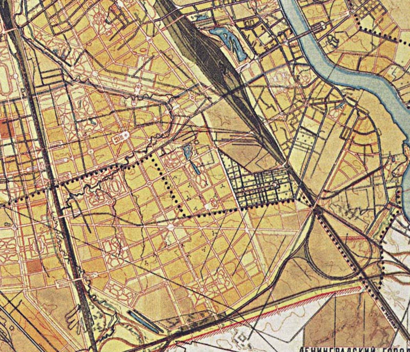генеральный план Ленинграда 1948 г